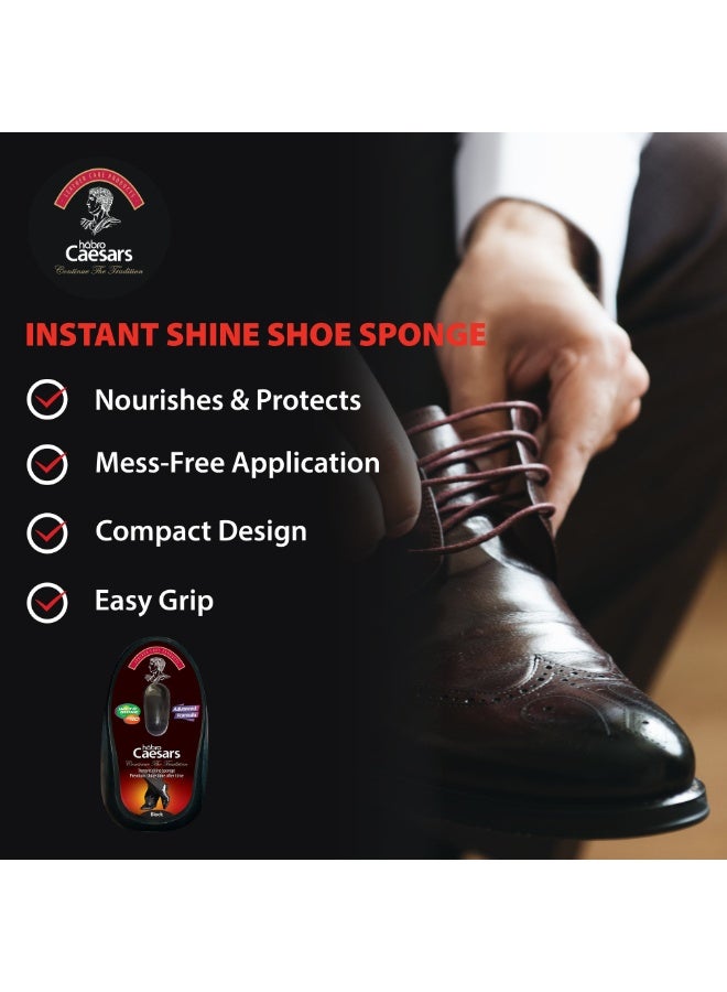 هابرو سيزار إسفنجة لمعان فوري أسود، لمعان فاخر يدوم طويلاً - Image 3